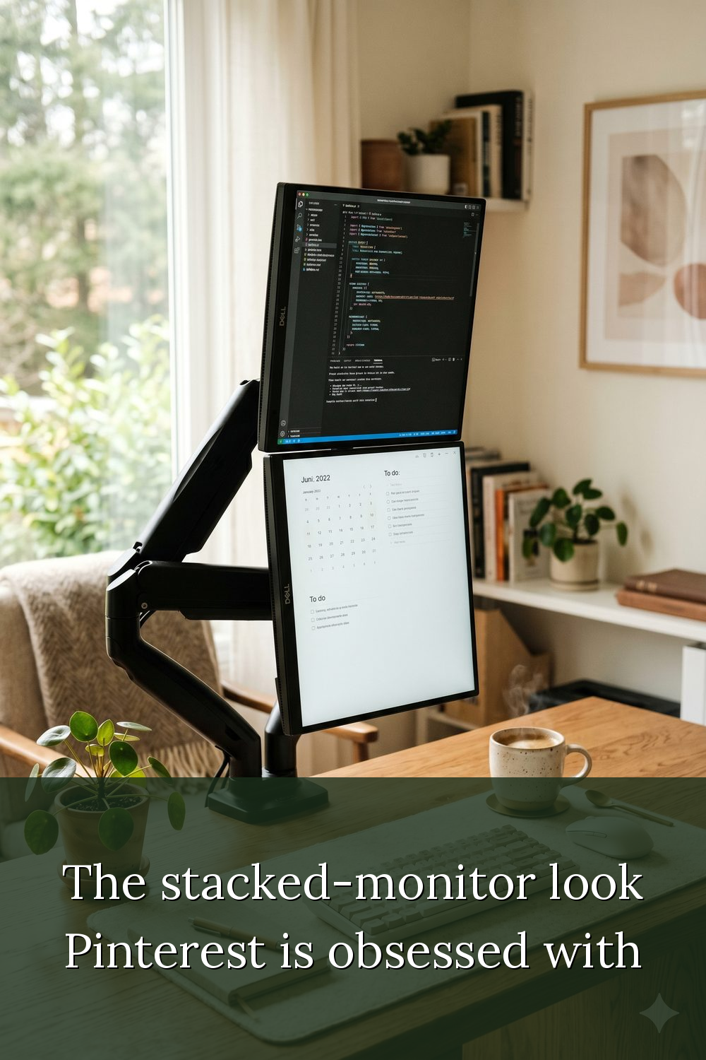 ARES WING Dual Monitor Arm