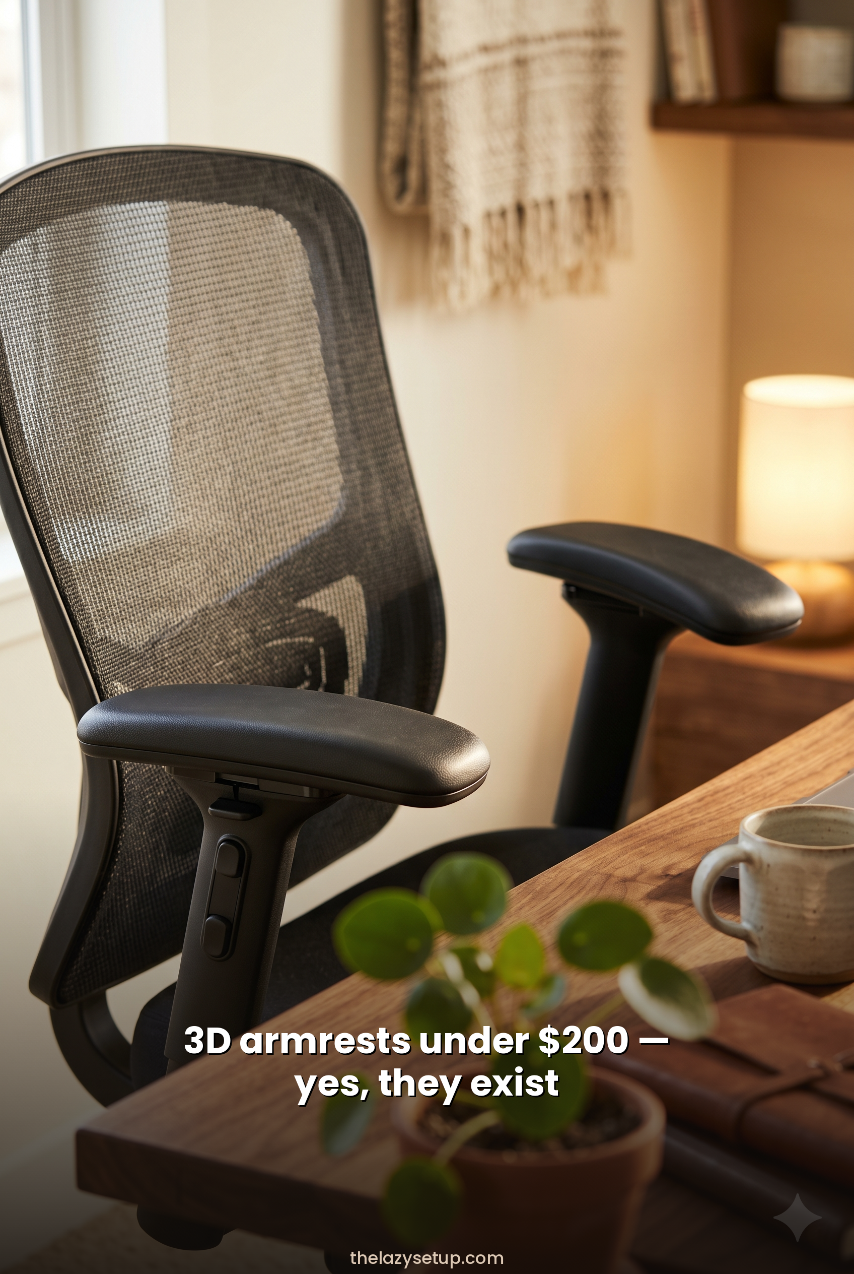3D Armrest Ergonomic Mesh Chair — Most Adjustable Under $200