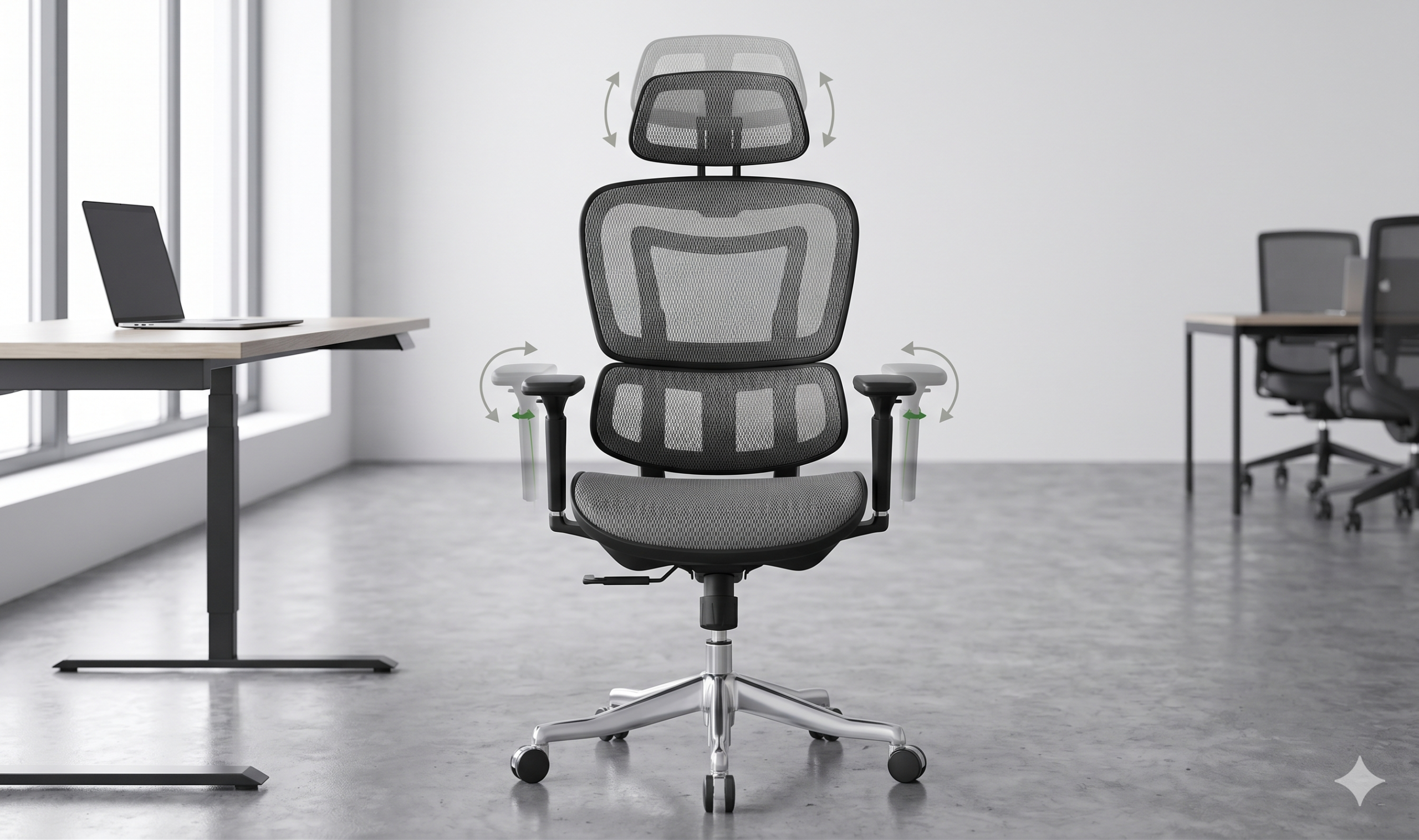 Best Office Chairs Ranked: From Budget Picks to the One Worth Splurging On Ergonomic office chair with 3D adjustable armrests
