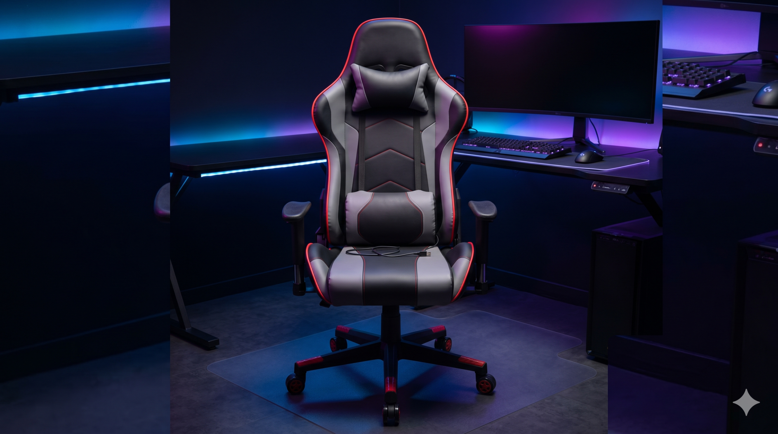 Best Office Chairs Ranked: From Budget Picks to the One Worth Splurging On Premium high-back gaming chair with lumbar massage